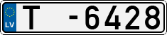 License plate of Latvia, Trailers