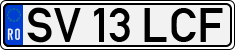 License plate of Romania, Regular plates