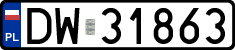 License plates of Poland, Regular car plates