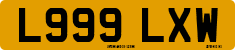 License plate of the United Kingdom, 1983 year system