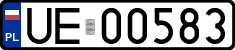 License plates of Poland, Military