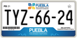 Puebla, Cars (AAA-00-00)