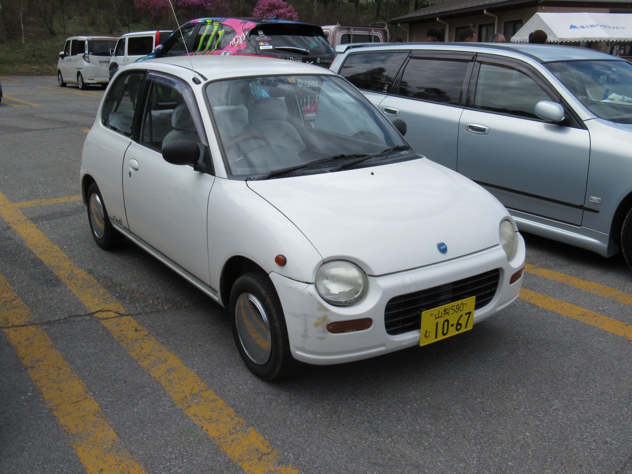 山梨 580 む 1067, Daihatsu Opti 1st gen 3-door Hatch (L300), 1992–1998
