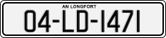 License plate of Ireland, Regular plates