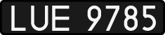 License plates of Poland, 1976 year system