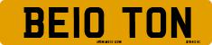 License plate of the United Kingdom, 2001 year system