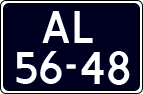 License plate of the Netherlands, Imported oldtimers (cars)