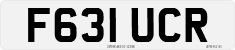 License plate of the United Kingdom, 1983 year system
