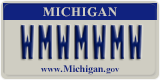Michigan, Vanity Plates