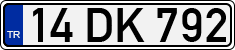 License plate of Turkey, Regular plates