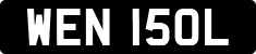License plate of the United Kingdom, 1963 year system