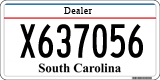 South Carolina, Dealer (X123456)