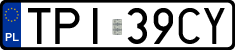 License plates of Poland, Regular car plates