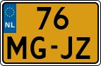 License plate of the Netherlands, Motorcycles