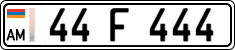License plate of Armenia, Privately owned trailers