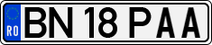 License plate of Romania, Regular plates