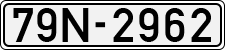 License plate of Vietnam, Cars