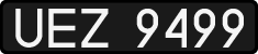 License plates of Poland, 1976 year system