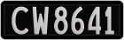 License plate of New Zealand, AB1(234)