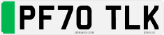 License plate of the United Kingdom, 2001 year system
