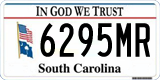 South Carolina, In God We Trust (1234AB/123 4AB)