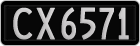 License plate of New Zealand, AB1(234)