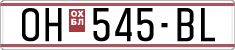 License plate of North Macedonia, Regular plates (1993)