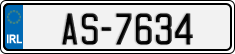 License plate of Ireland, Trailers