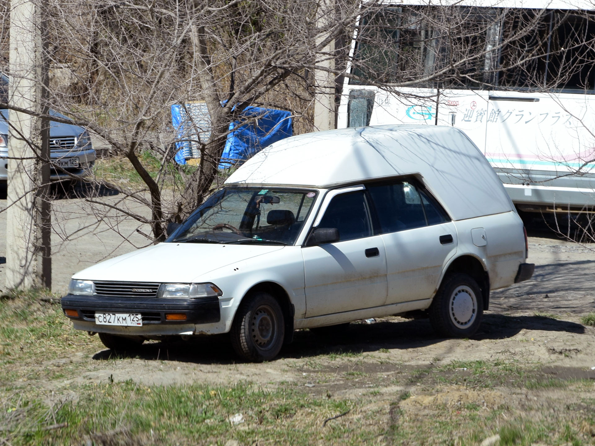 с 827 км 125, Toyota Corona 9th gen Hi-Roof Wagon (T176V), 1987–1992
