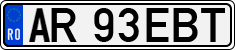 License plate of Romania, Regular plates