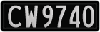 License plate of New Zealand, AB1(234)