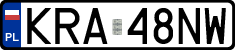 License plates of Poland, Regular car plates