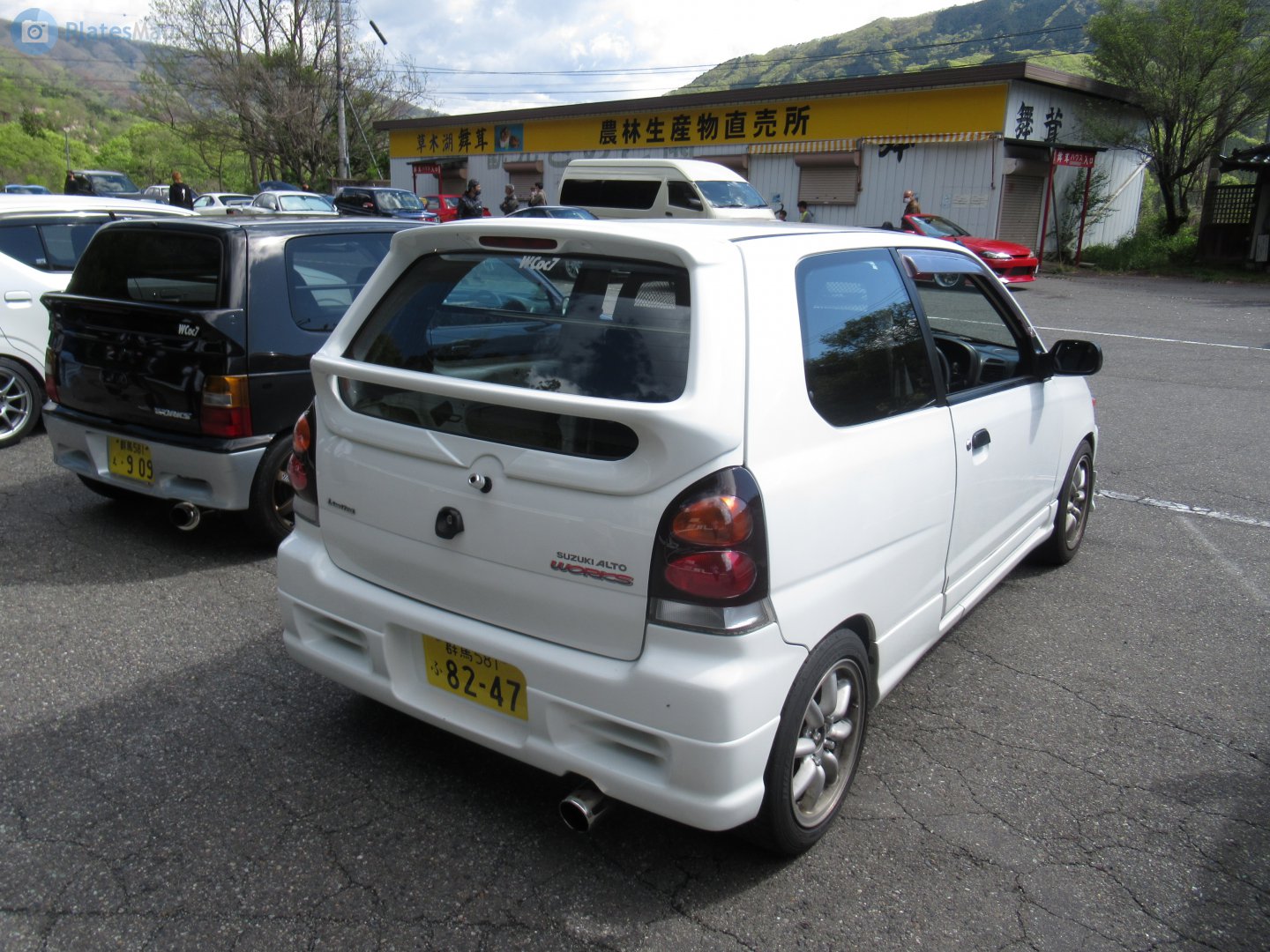 群馬 581 ふ 8247, Suzuki Alto 5th gen Works (HA12/HA22, JP-market), 1998–2000