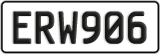 License plate of New Zealand, ABC1(23)