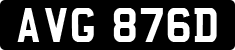License plate of the United Kingdom, 1963 year system