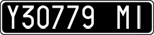 License plate of Italy, Cars (1927 year series)