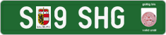 License plate of Austria, Export transit plates
