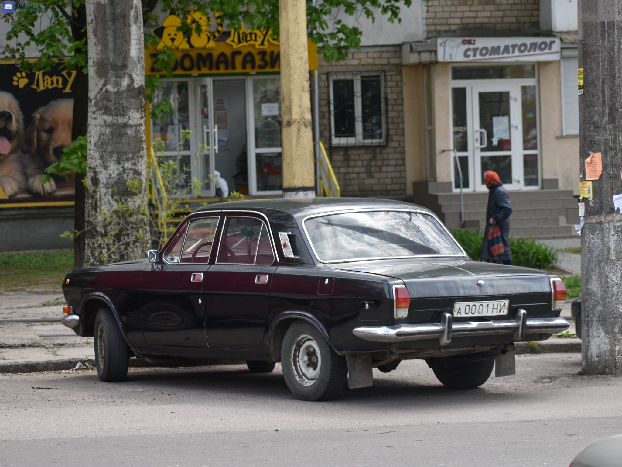 а 0001 НИ, GAZ 24 Волга 24-10/11/17 Sedan, facelift, 1986–1992