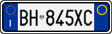 License plate of Italy, Cars (1994 year series)