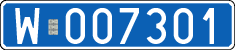 License plates of Poland, Diplomatic