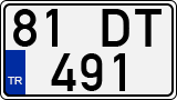License plate of Turkey, Regular plates