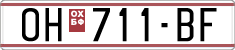License plate of North Macedonia, Regular plates (1993)