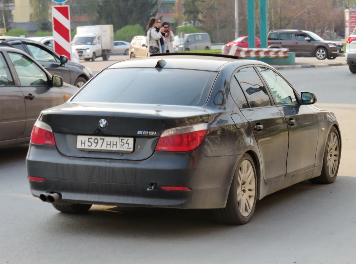н 597 нн 54, BMW 5 Series 5th gen Sedan (E60), 2003–2010