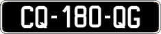 French license plate, SIV (oldtimers)