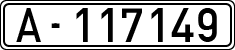 License plates of Spain, 1900 year series