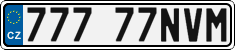 License plate of the Czech Republic, Vanity Plates