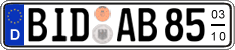 German license plate, Seasonal plates