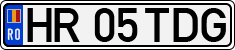 License plate of Romania, Regular plates