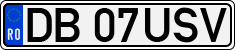 License plate of Romania, Regular plates
