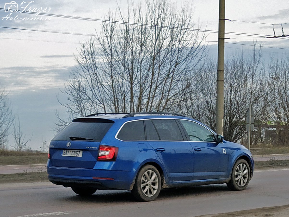 6AY 6867, Skoda Octavia 3rd gen Combi (A7/5E5), facelift, 2017–2020 (–2023 for CN-market)